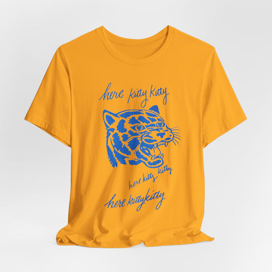 here kitty kitty Unisex bella canvas tee