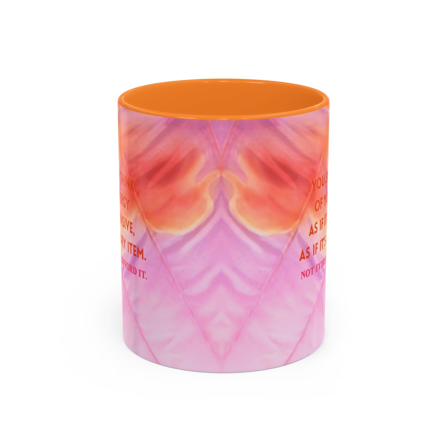 Colorful Luxury Energy Inspirational Mug, Motivational Coffee Cup, Unique Gift, Office Decor, Self-Care Reminder