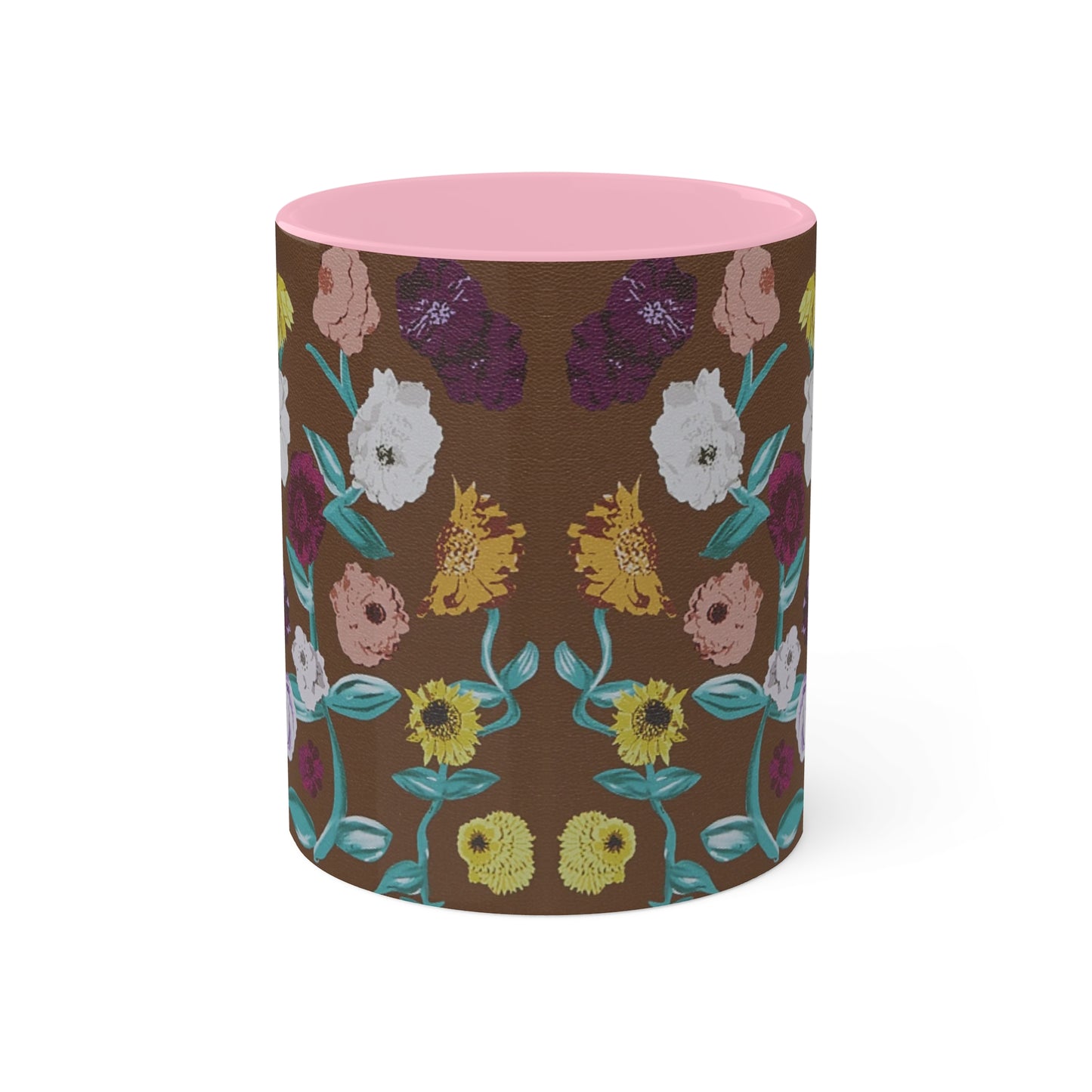 Surprise Song Piano Flowers - Vinyl Case Inspired - Colorful Mugs, 11oz