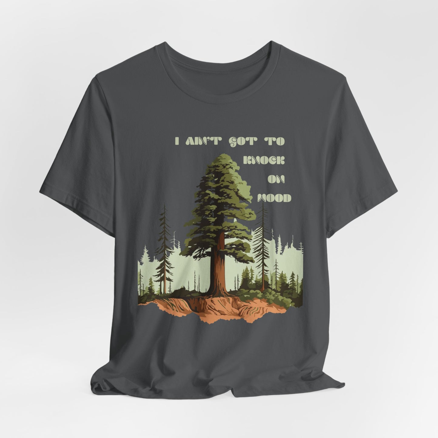 Nature-Themed Unisex Jersey Tee - "I Ain't Got to Knock on Wood" | Outdoor Lovers, Eco-Friendly Gift, Camp Vibes, Adventure Wear, Gift [...]