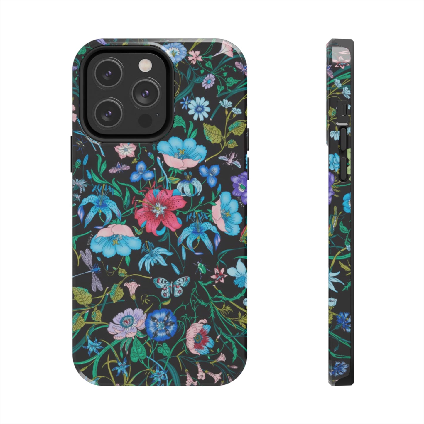 Vibrant Floral Tough Phone Case - Stylish and Durable Protection