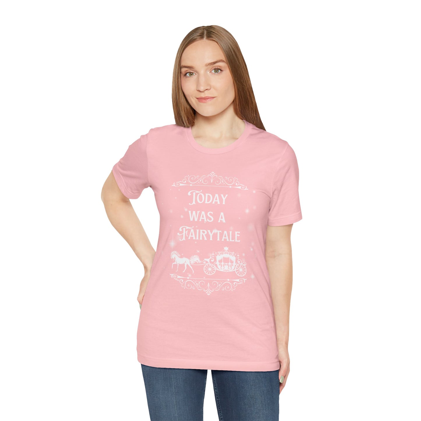 Fairytale Bride Short Sleeve Tee - Today Was a Fairytale (Front and Back!)