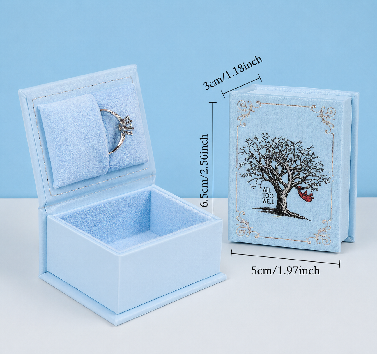 All Too Well Book Ring Box / Mini Jewelry Box