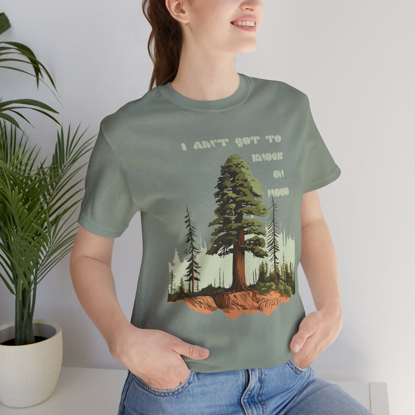 Nature-Themed Unisex Jersey Tee - "I Ain't Got to Knock on Wood" | Outdoor Lovers, Eco-Friendly Gift, Camp Vibes, Adventure Wear, Gift [...]