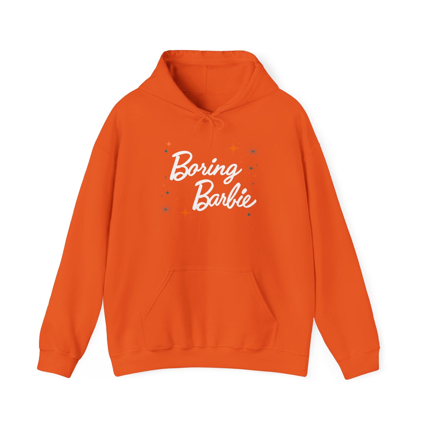 Boring B Orange and Teals Sweatshirt, Fun Graphic Hoodie, Cozy Unisex Apparel, Gift for Her, Trendy Lounge Wear, Perfect for Everyday