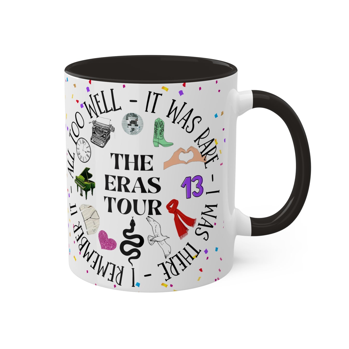 Concert Icons - I remember it all too well - Colorful Mugs, 11oz