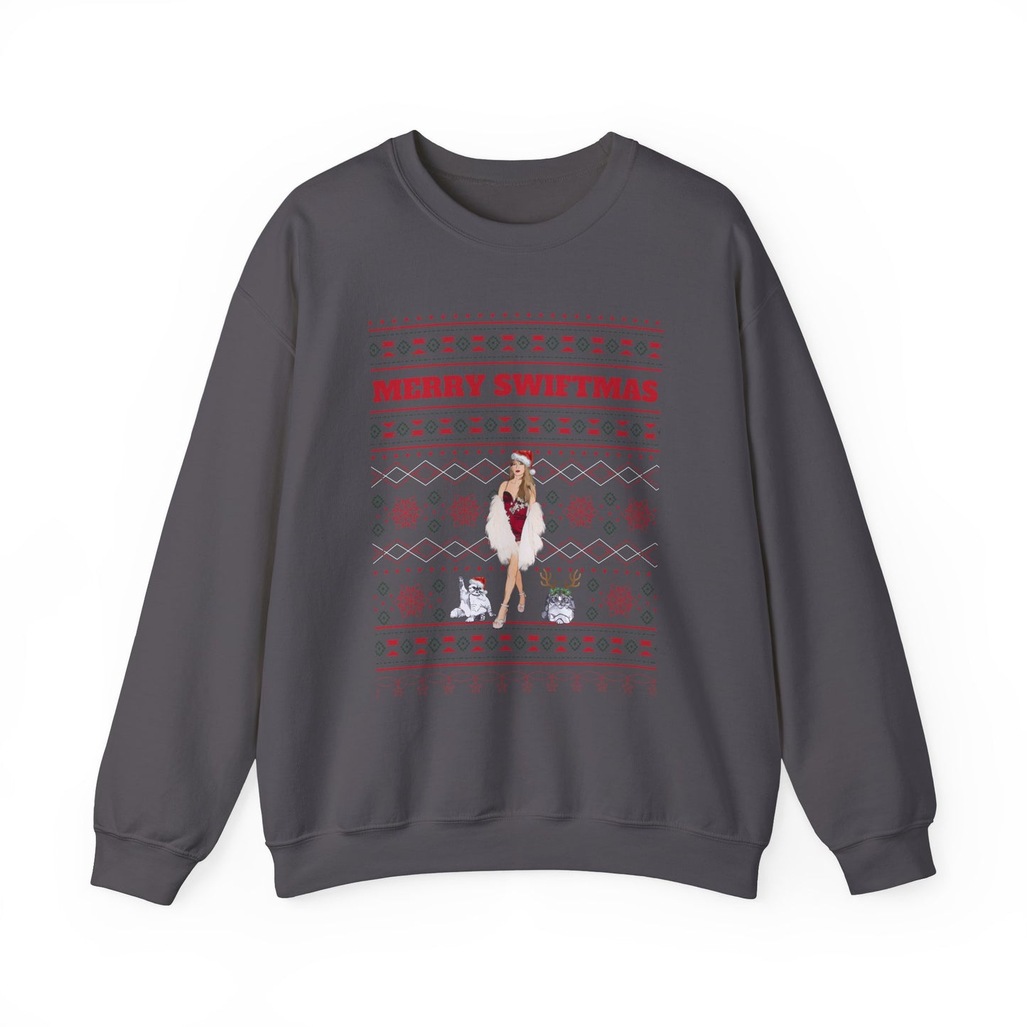 Ugly Swiftmas Sweater - Unisex Heavy Blend™ Crewneck Sweatshirt