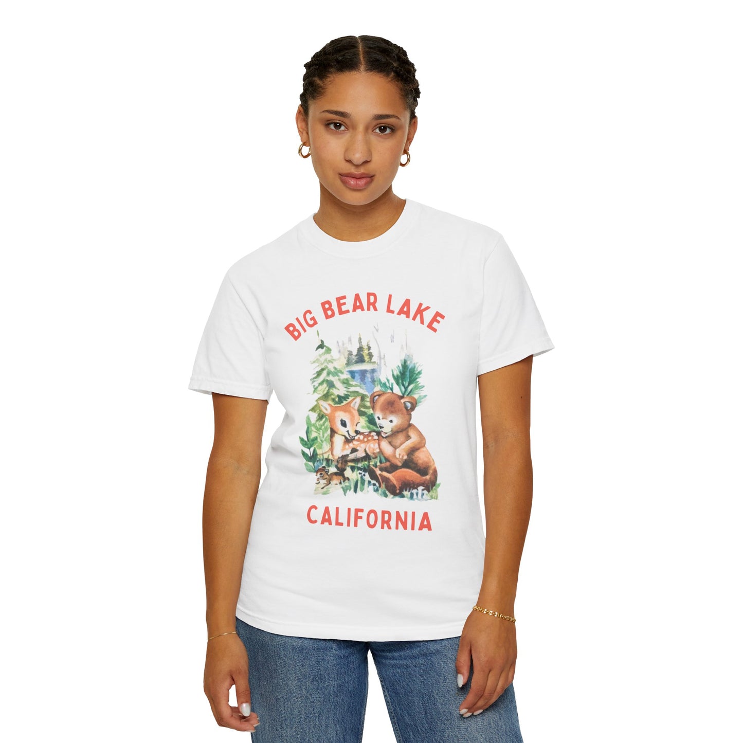 Big Bear Lake Unisex Garment-Dyed T-shirt