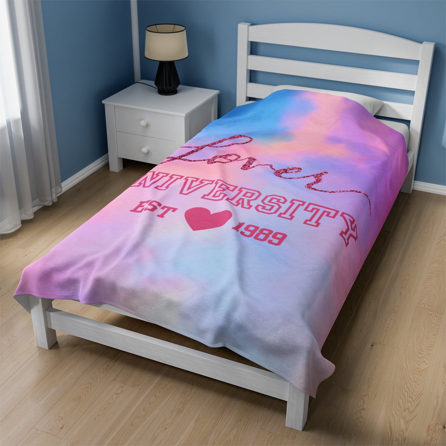 lover university - Velveteen Plush Blanket
