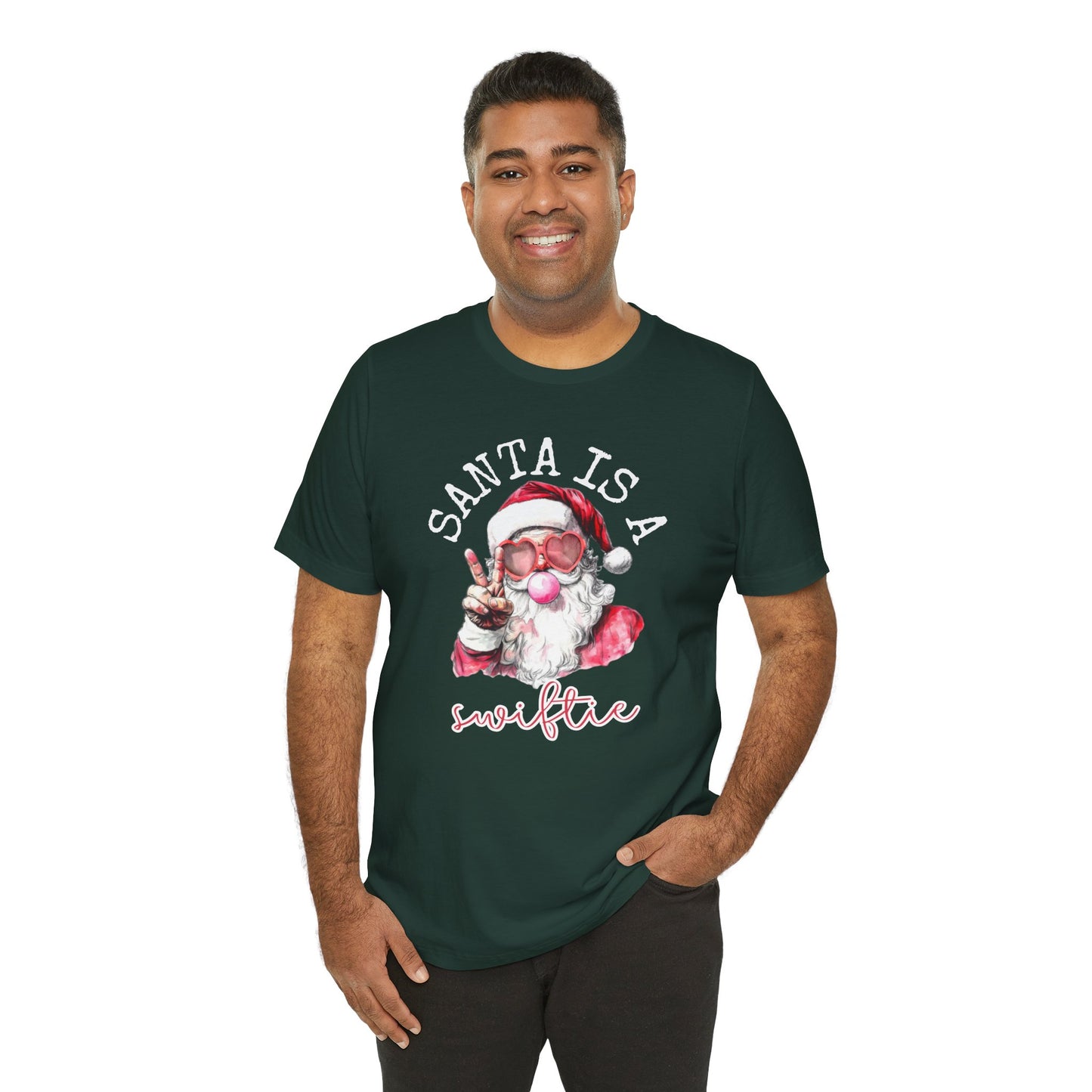 Santa is a Swiftie - Unisex Jersey Short Sleeve Tee