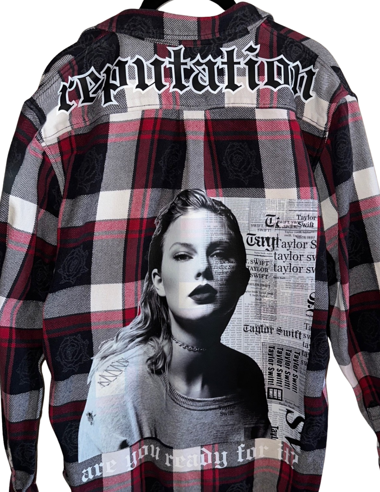 Made to Order Swiftie Upcycled Flannel Shirt