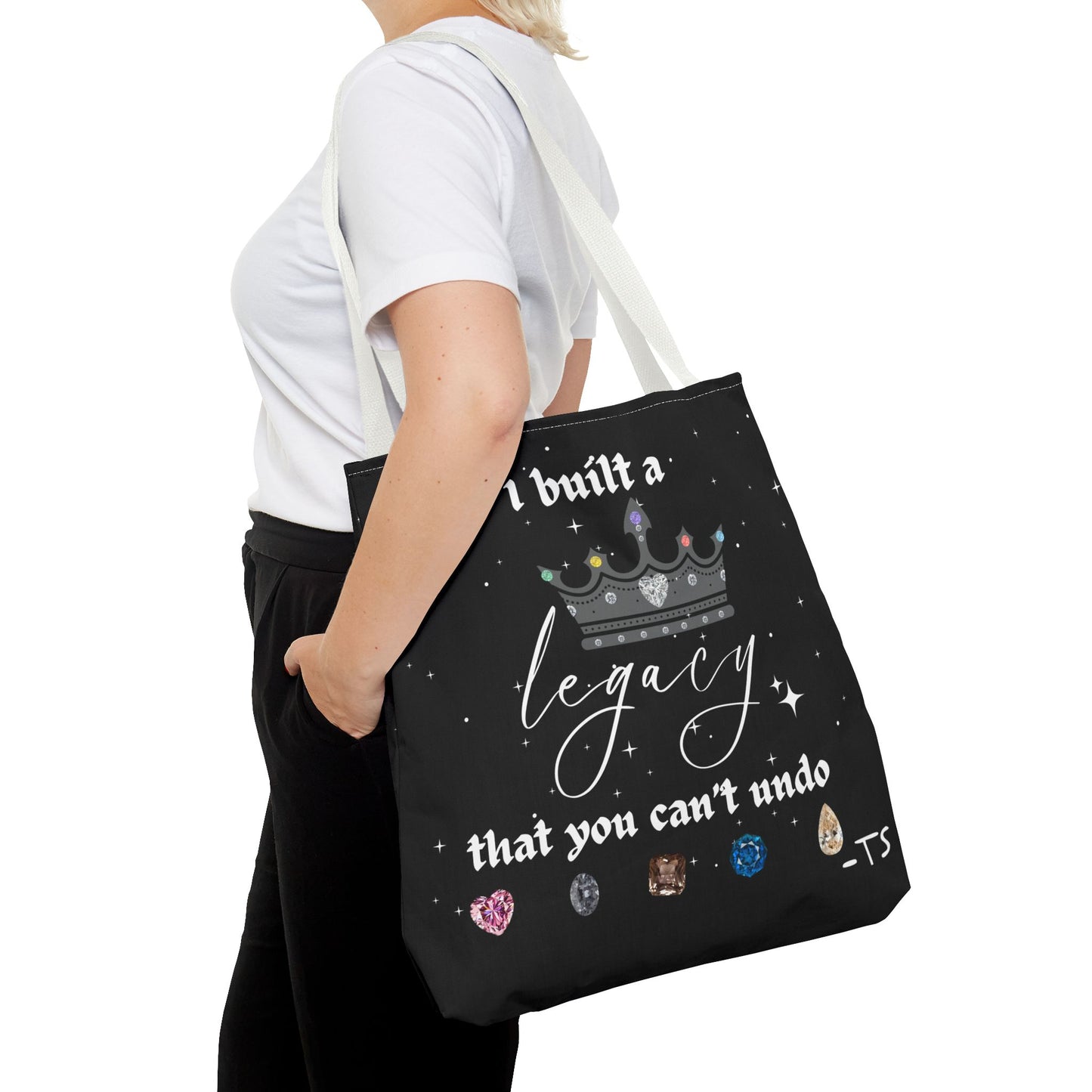 I Built a Legacy Tote Bag, Inspirational Tote, Motivational Bag, Empowerment Accessories, Swiftie bag