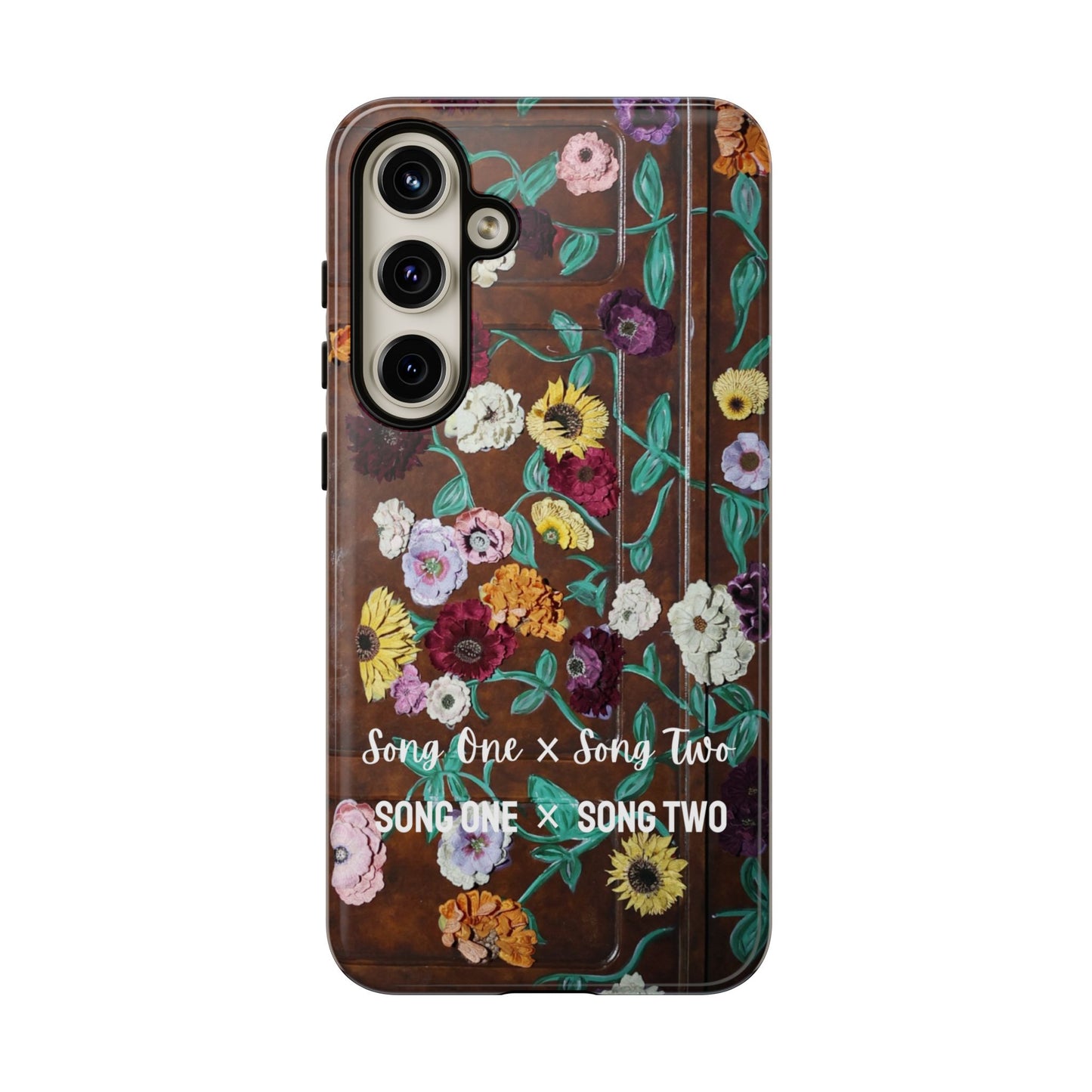 CUSTOMIZABLE with Surprise Song Titles - Surprise Song Floral Piano - Tough Cases