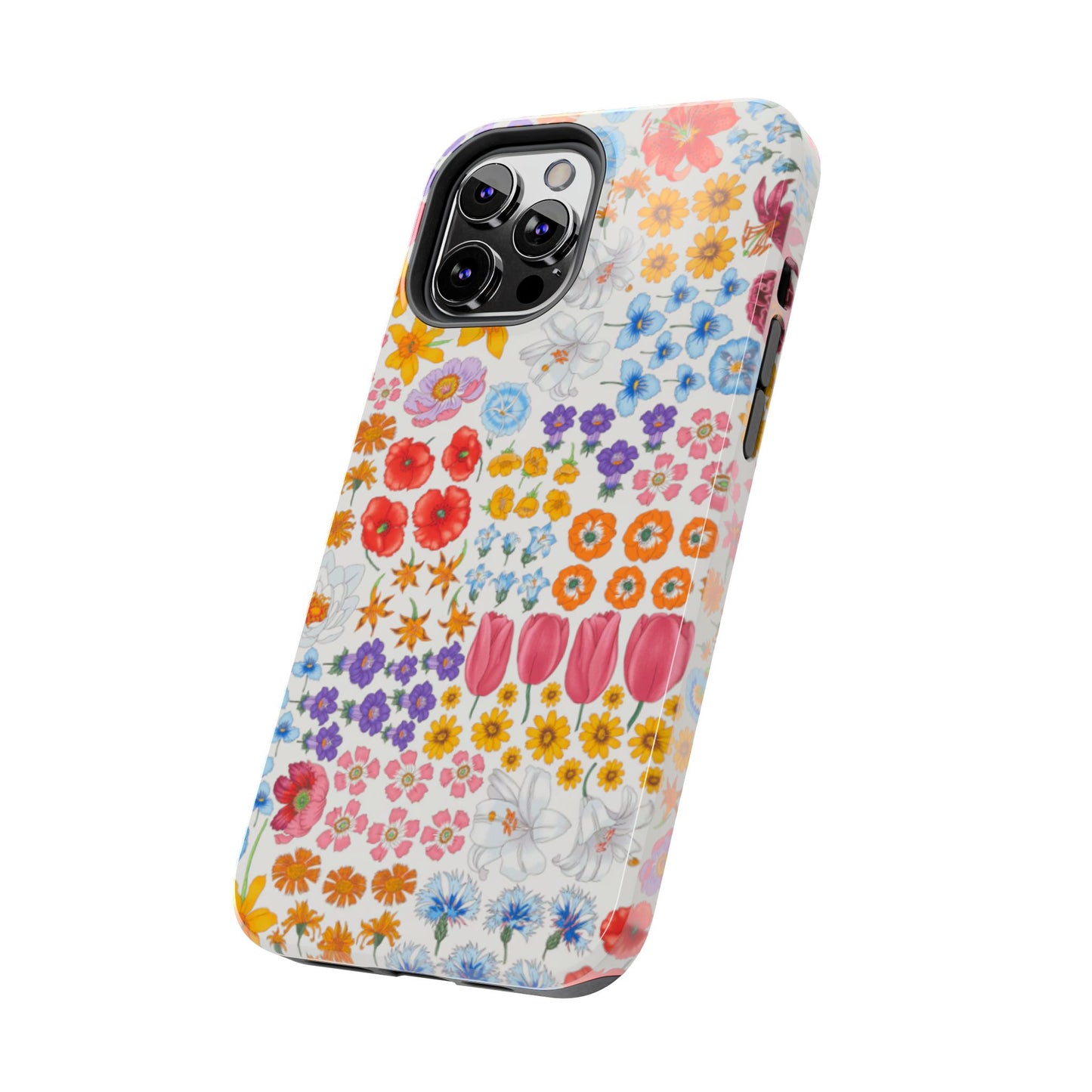 Vibrant Floral Tough Phone Case "Flora"- Durable Protection for Your Device