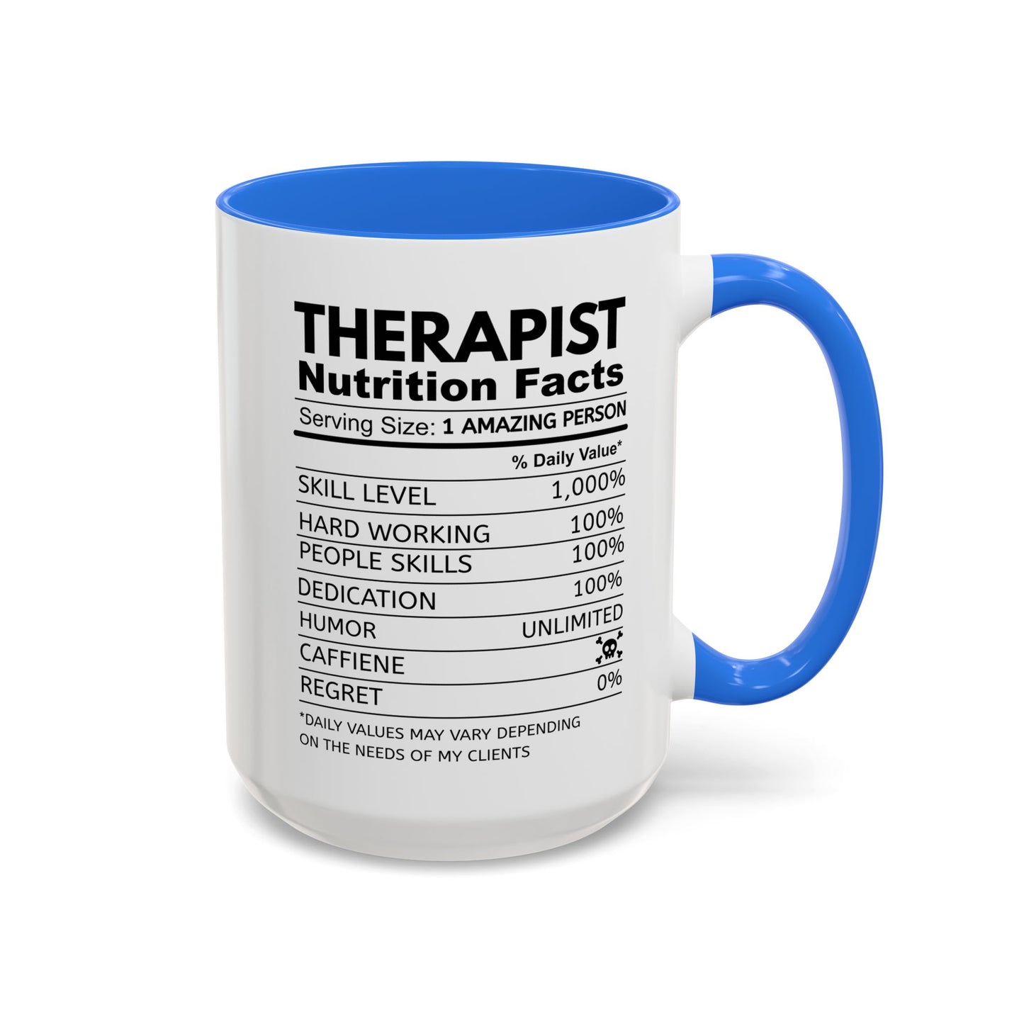 Colorful Therapist Nutrition Facts Mug - Perfect Gift for Mental Health Advocates, Unique Coffee Cup, Motivational Gift for Therapists, Funny Office [...]