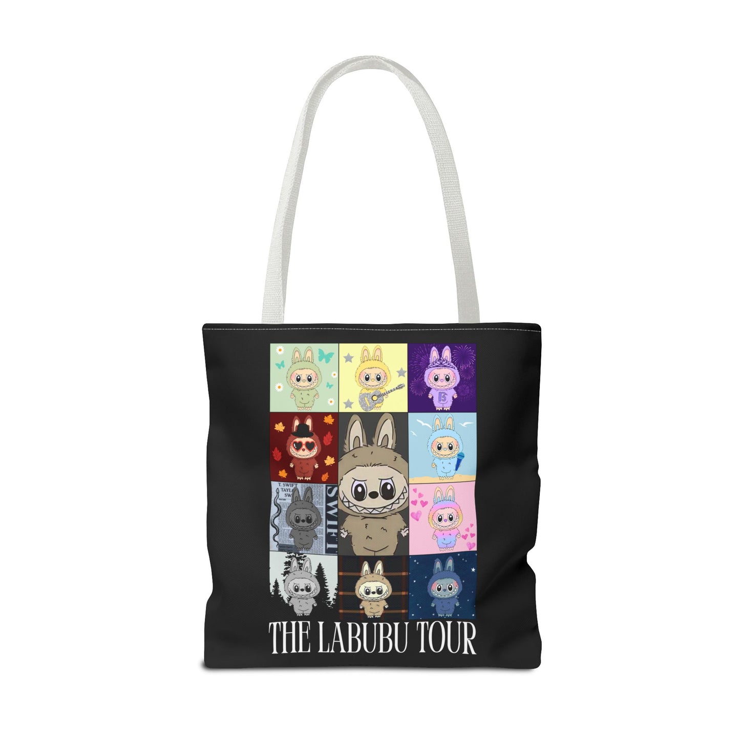 Cute Character Tour Tote Bag | Swiftie Gift | Cartoon Style, Anime Accessories, Gift for Kids, Everyday Use, Eco-Friendly Shopping