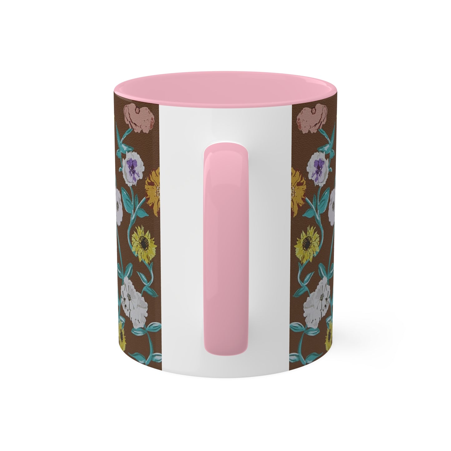 Surprise Song Piano Flowers - Vinyl Case Inspired - Colorful Mugs, 11oz