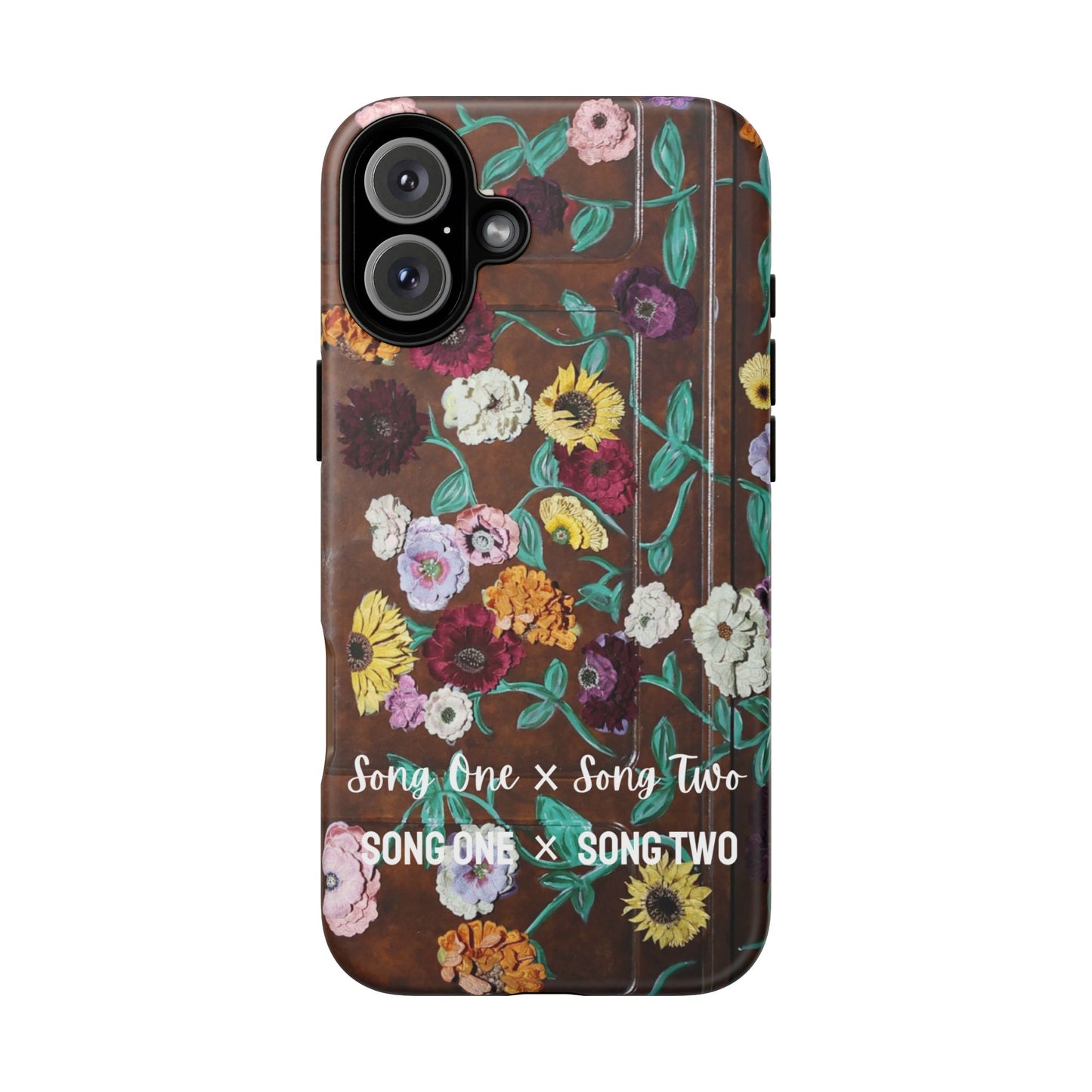 CUSTOMIZABLE with Surprise Song Titles - Surprise Song Floral Piano - Tough Cases