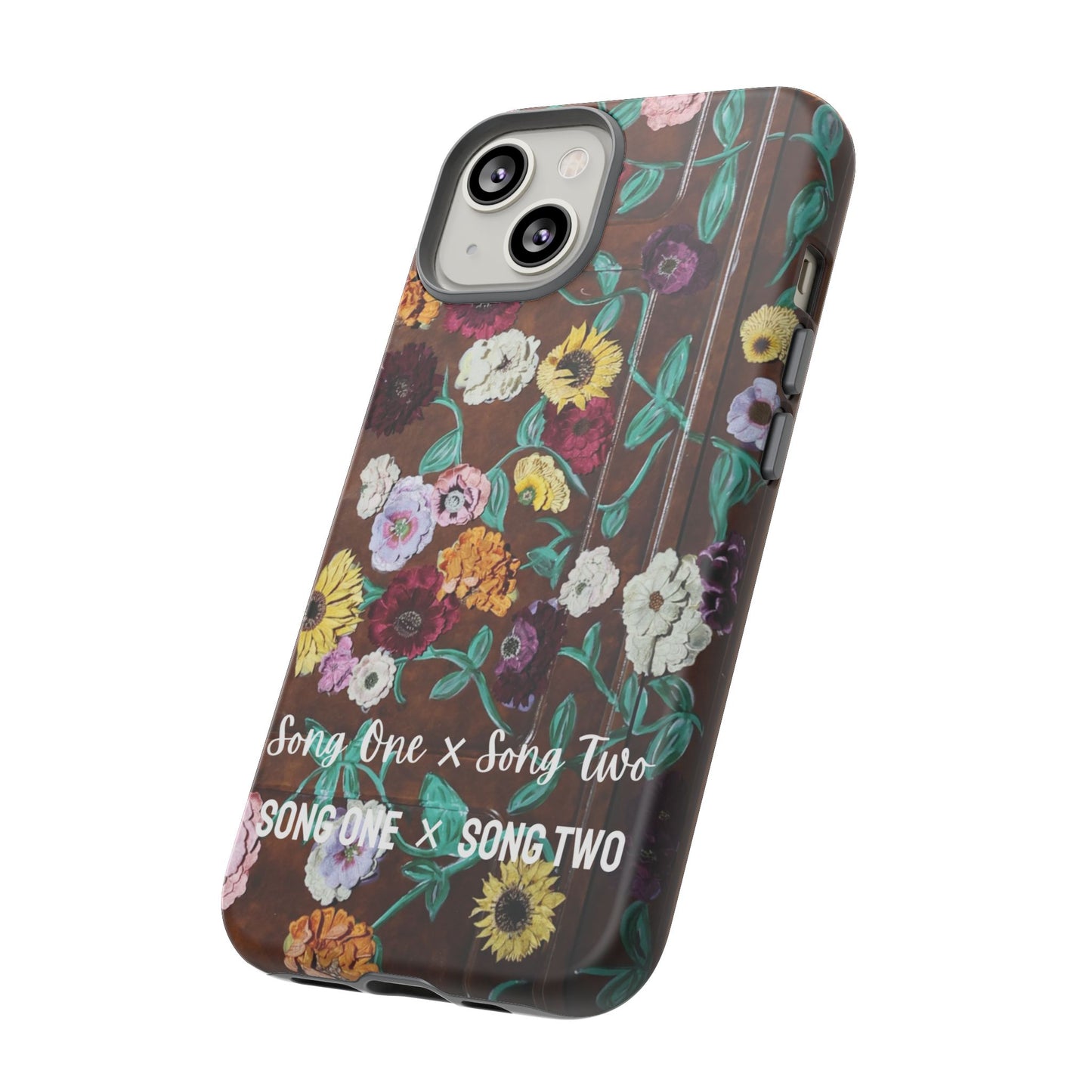 CUSTOMIZABLE with Surprise Song Titles - Surprise Song Floral Piano - Tough Cases