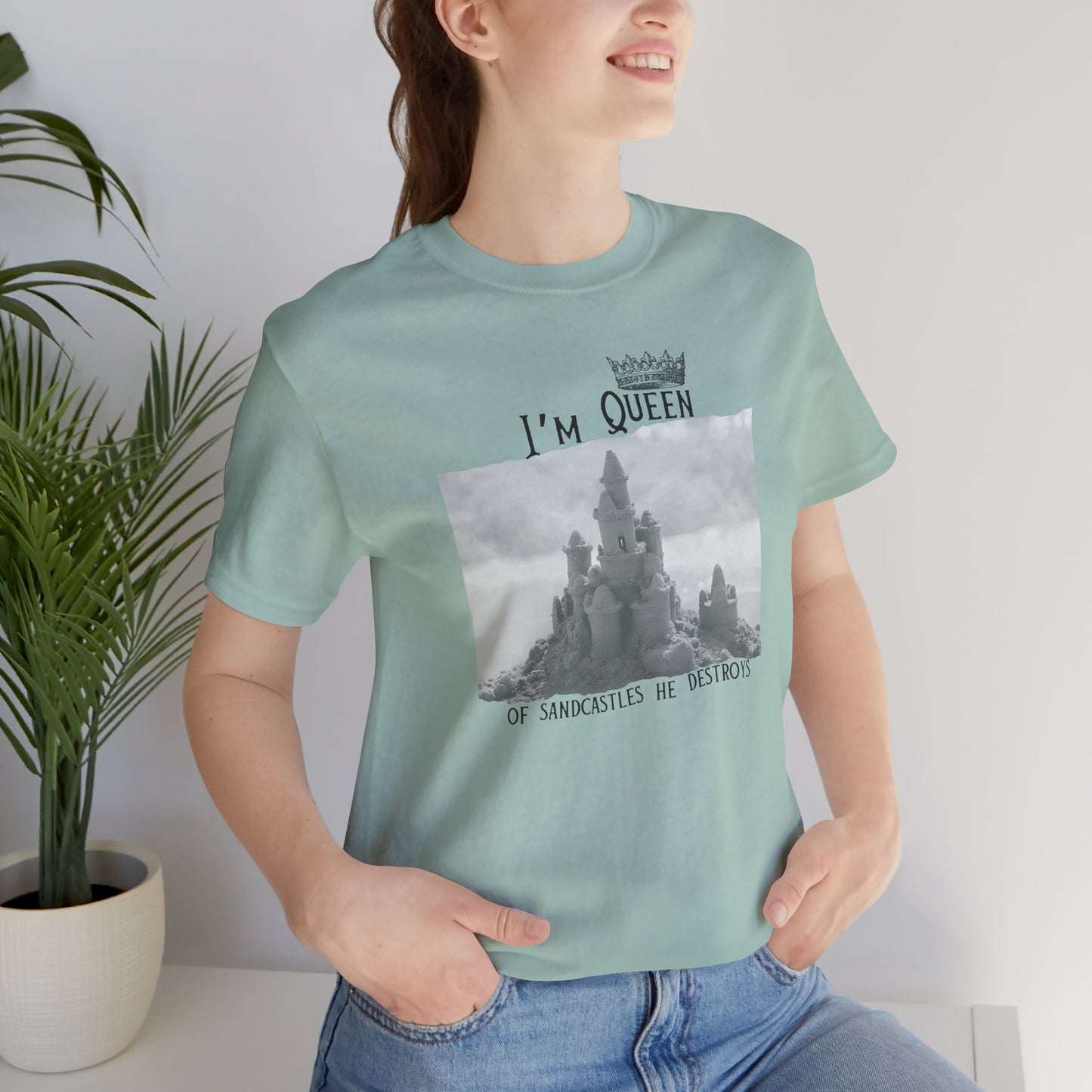 Queen of sandcastles he destroys -  Bella Canvas Unisex Tee, Perfect Gift for Swifties, Trendy Summer Wear, Soft Cotton T-Shirt, Positive Vibe Apparel