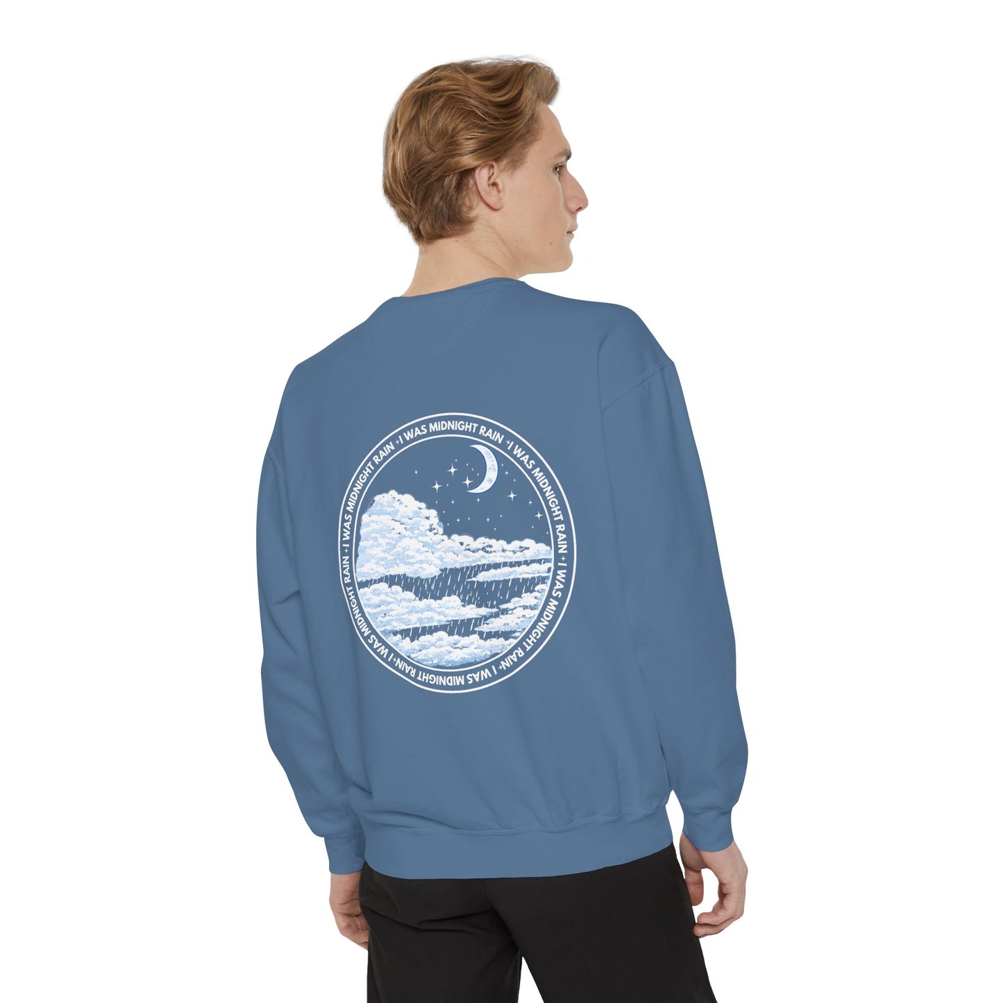 Sweatshirt — Moonlit Ocean Circle Graphic Crewneck