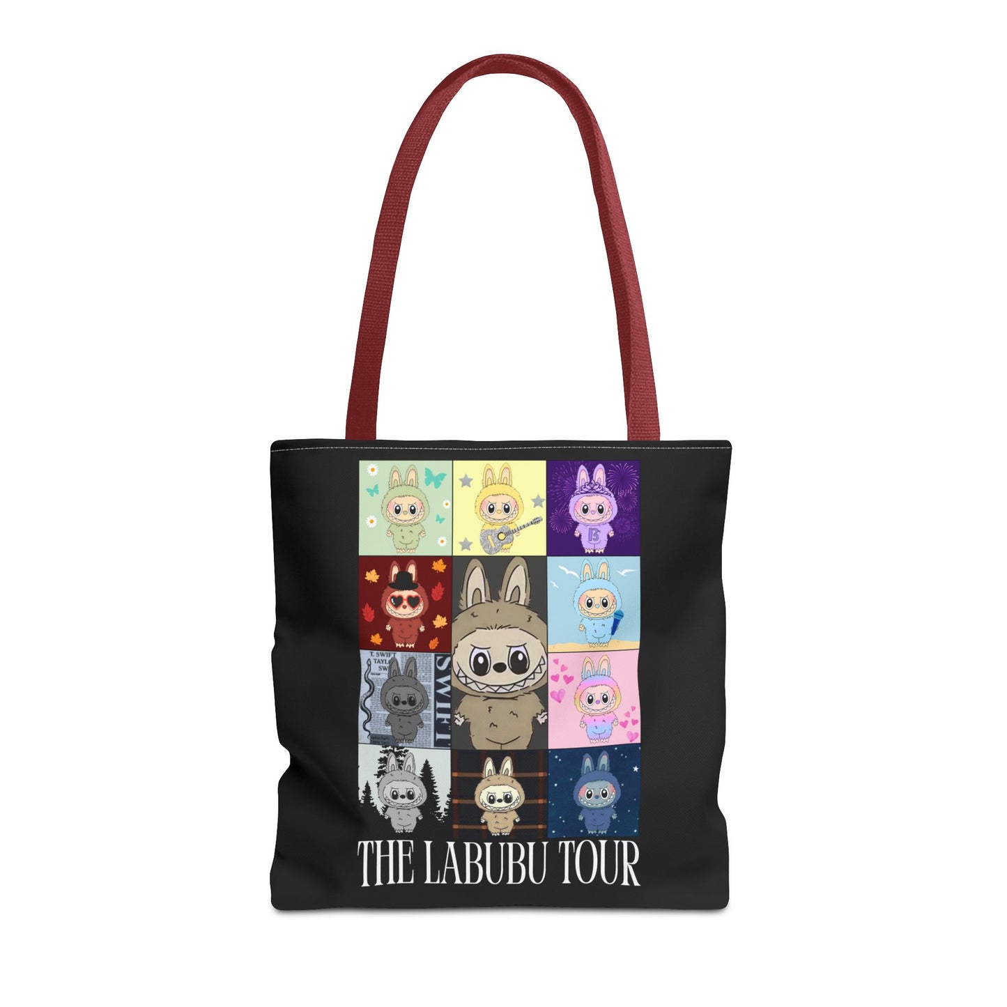 Cute Character Tour Tote Bag | Swiftie Gift | Cartoon Style, Anime Accessories, Gift for Kids, Everyday Use, Eco-Friendly Shopping