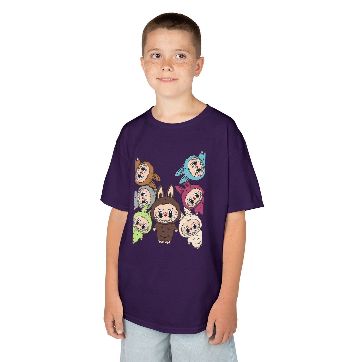 KIDS Adorable Labubu Tee, Fun Graphic Shirt for Boys & Girls, Perfect for Playdates, Birthdays, Family Events, Gifts