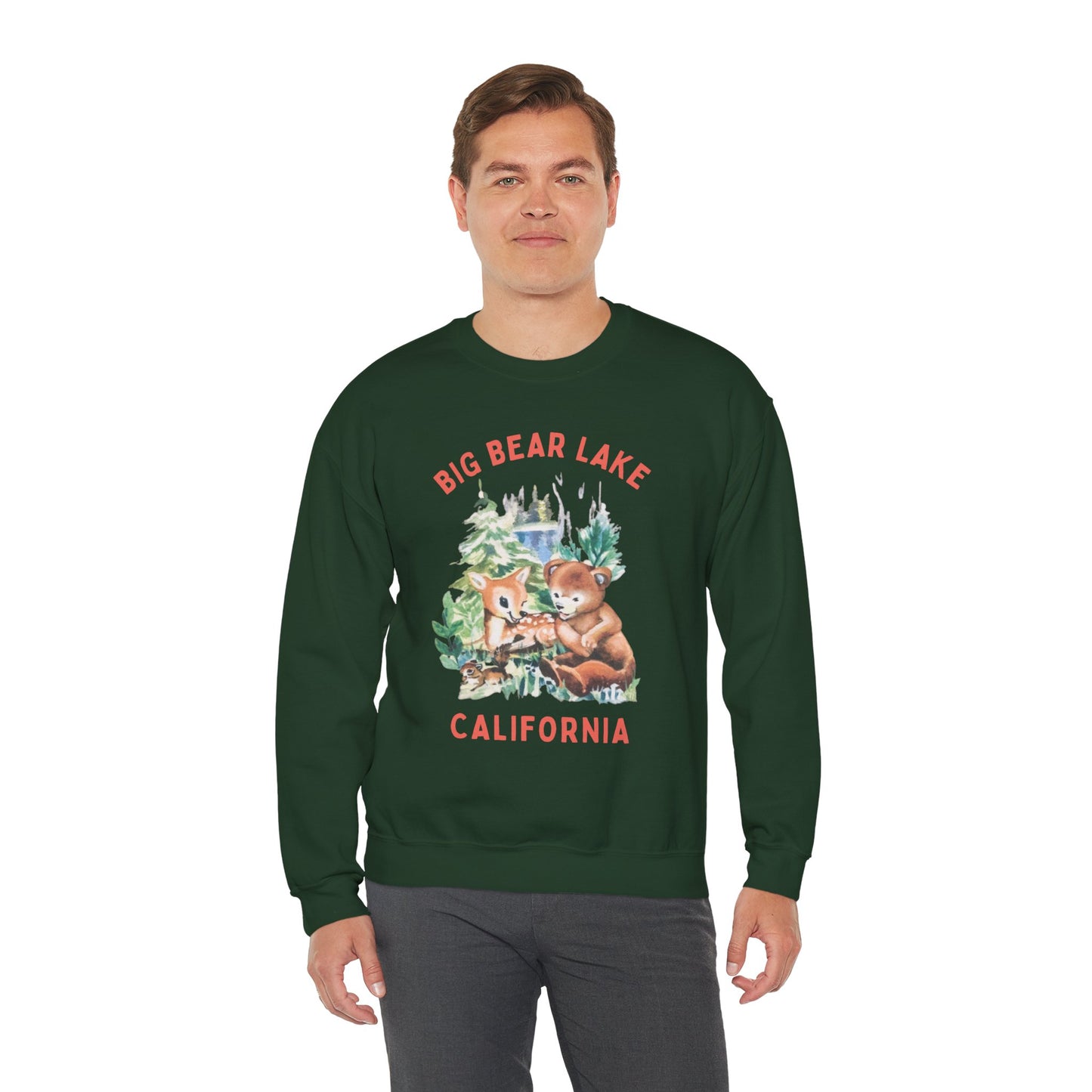 Big Bear Lake Unisex Heavy Blend™ Crewneck Sweatshirt
