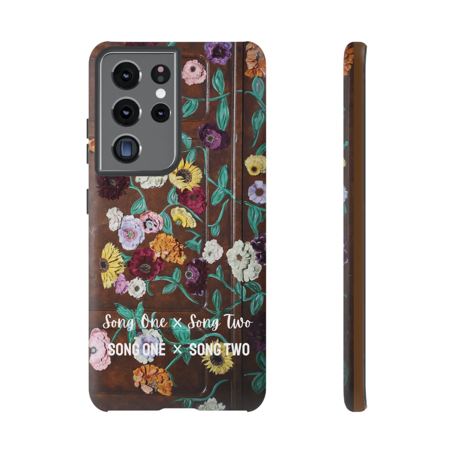 CUSTOMIZABLE with Surprise Song Titles - Surprise Song Floral Piano - Tough Cases