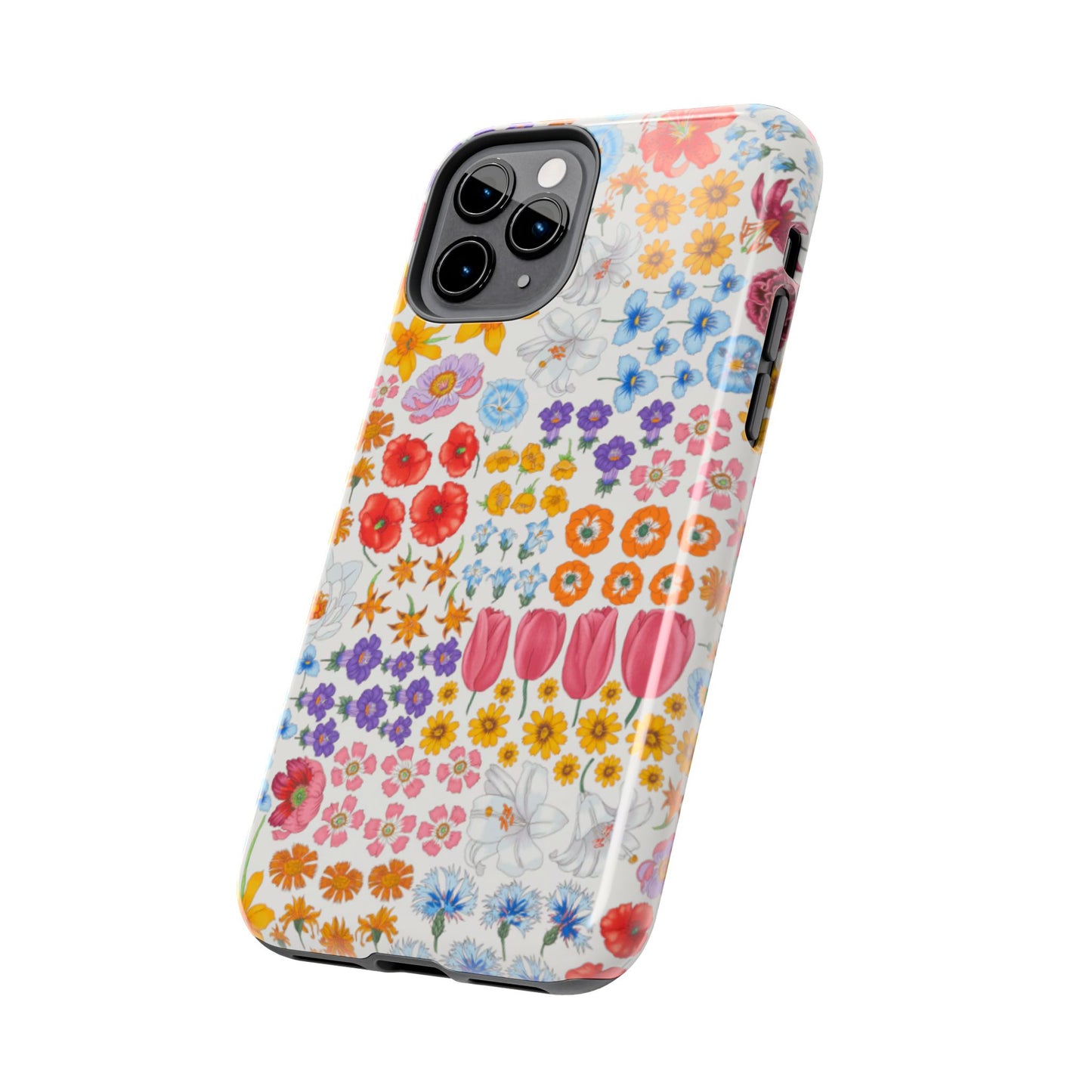 Vibrant Floral Tough Phone Case "Flora"- Durable Protection for Your Device