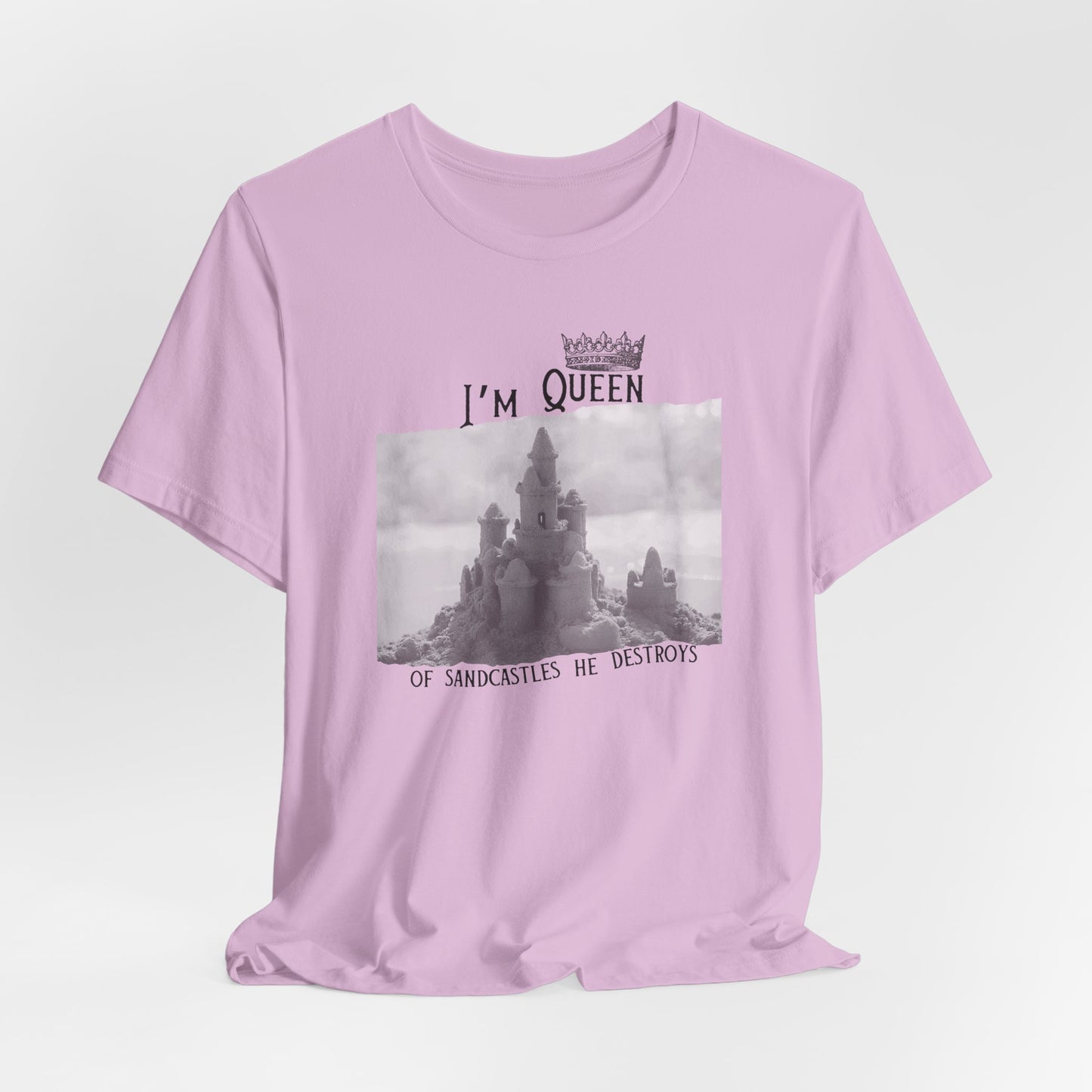 Queen of sandcastles he destroys -  Bella Canvas Unisex Tee, Perfect Gift for Swifties, Trendy Summer Wear, Soft Cotton T-Shirt, Positive Vibe Apparel