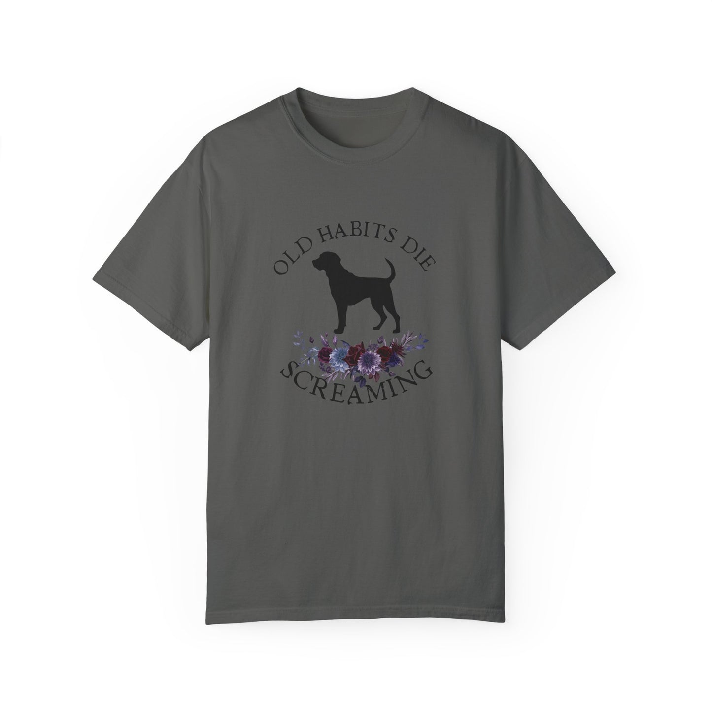 The Black Dog - Old Habits Die Screaming - Comfort Colors Unisex T-shirt