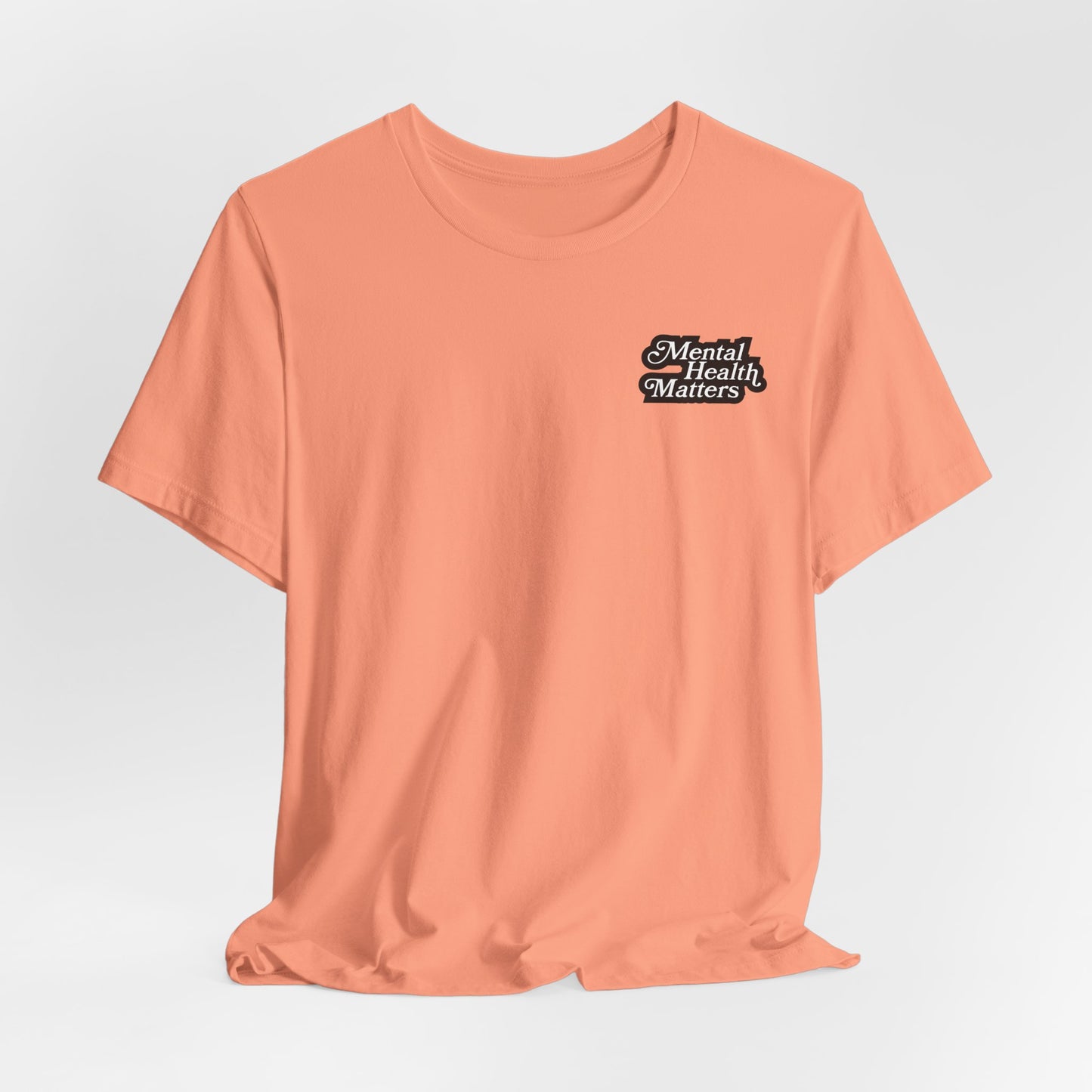 Fun Therapist Nutrition Facts T-Shirt - Mental Health Matters- Gift for Therapists, Mental Health Awareness, Self-Care, Casual Wear