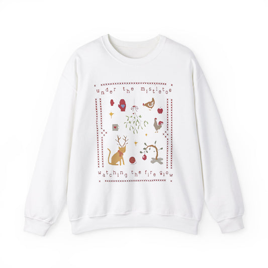 Under the Mistletoe - Unisex Heavy Blend™ Crewneck Sweatshirt