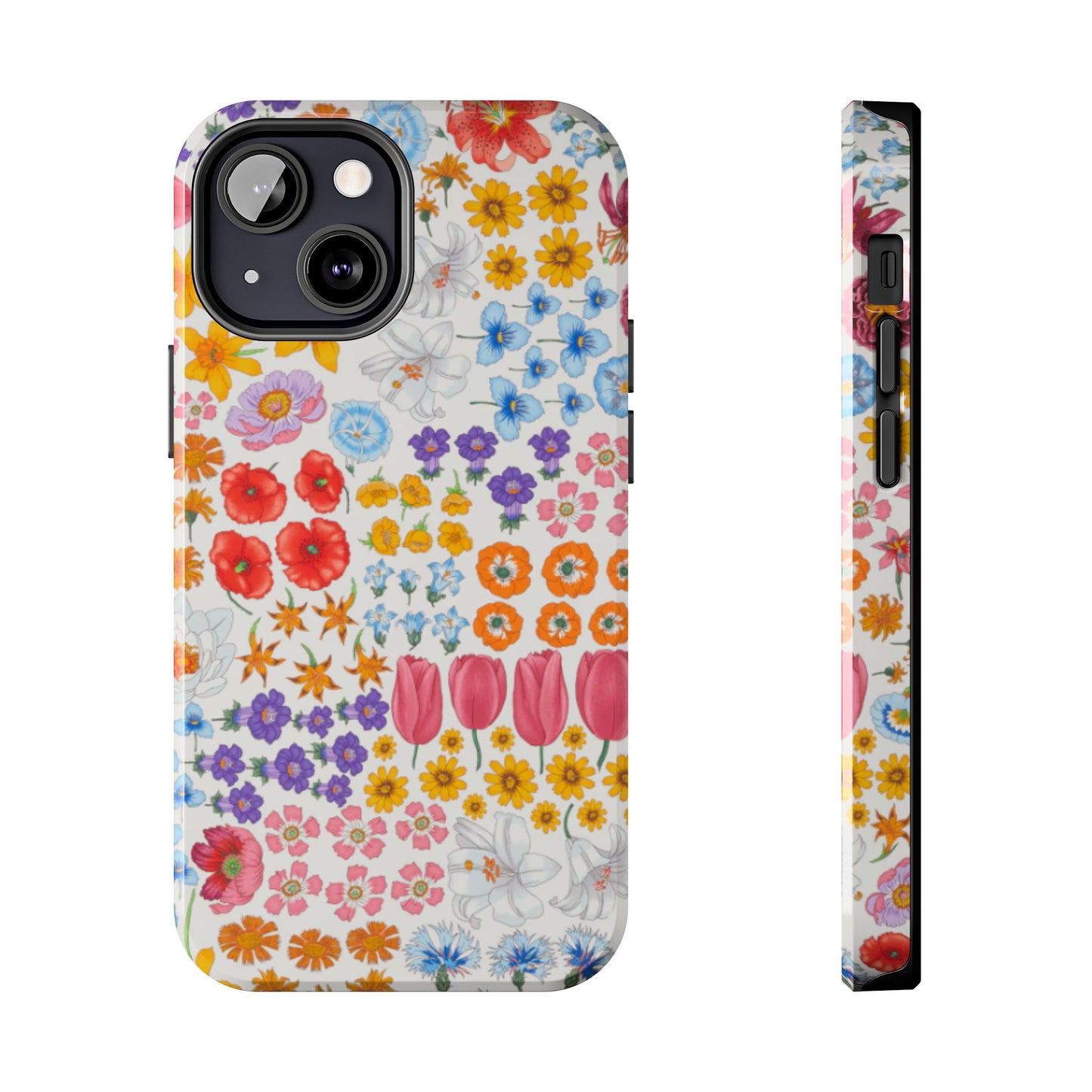 Vibrant Floral Tough Phone Case "Flora"- Durable Protection for Your Device