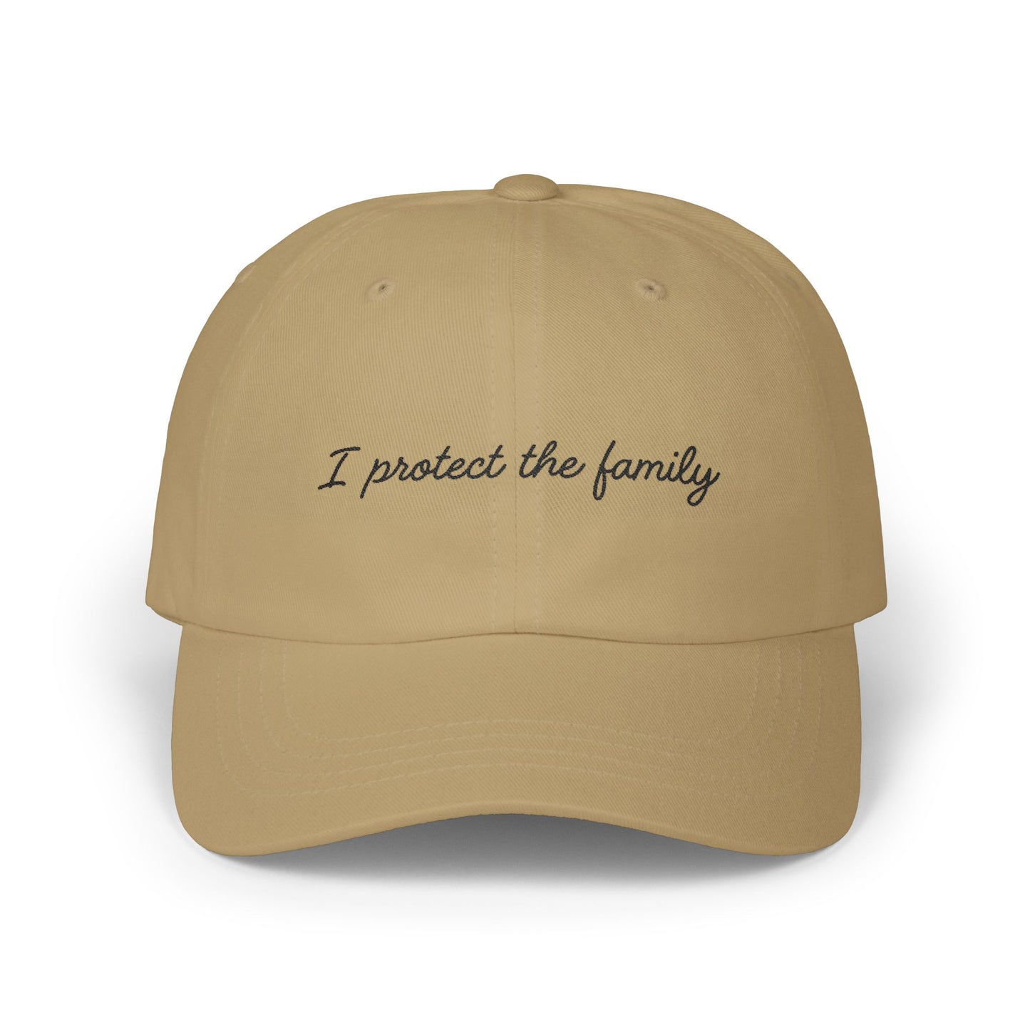 Embroidered I Protect the Family "Dad Hat", Baseball Hat