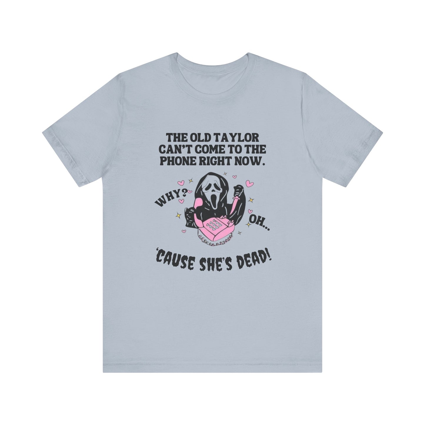 Swiftie Halloween Ghost Face - Unisex Jersey Short Sleeve Tee