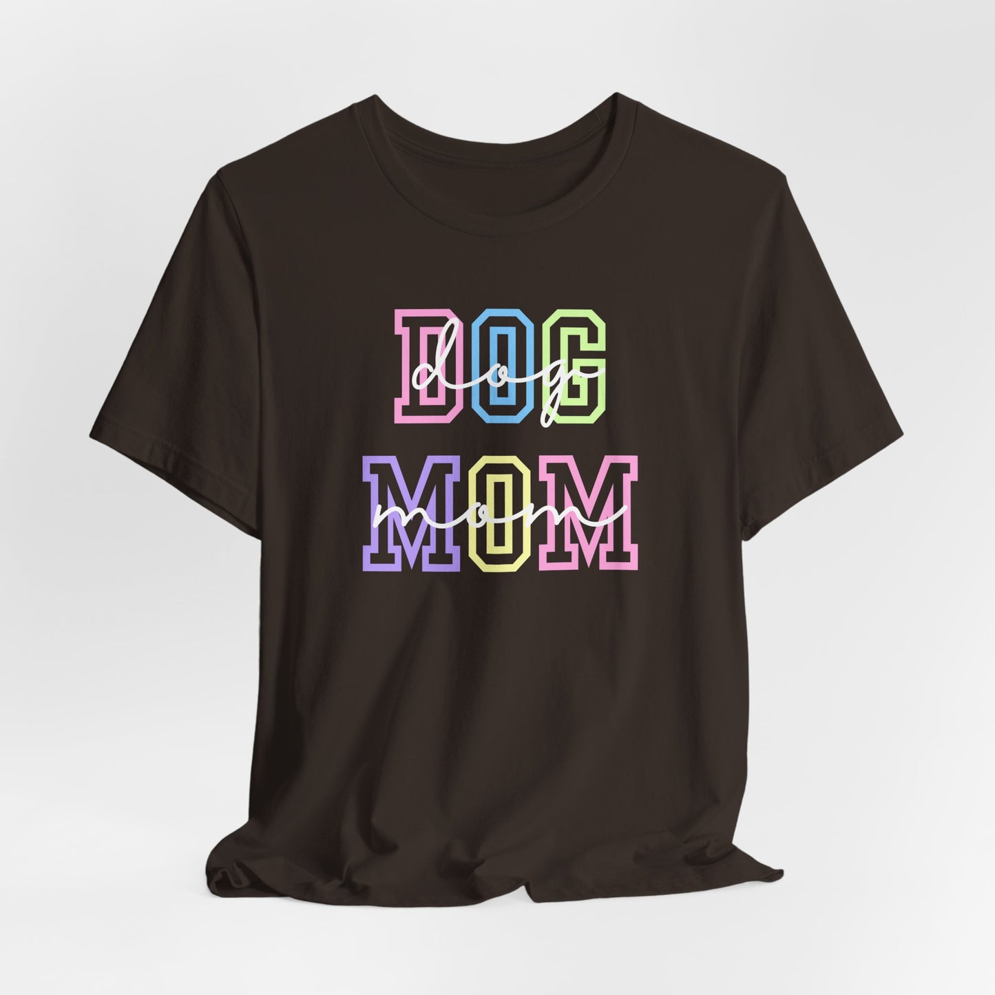Dog Mom Unisex Bella Canvas Jersey Tee, Perfect Gift for Dog Lovers, Casual Wear, Pet Owner Apparel, Trendy Tee for Dog Owners