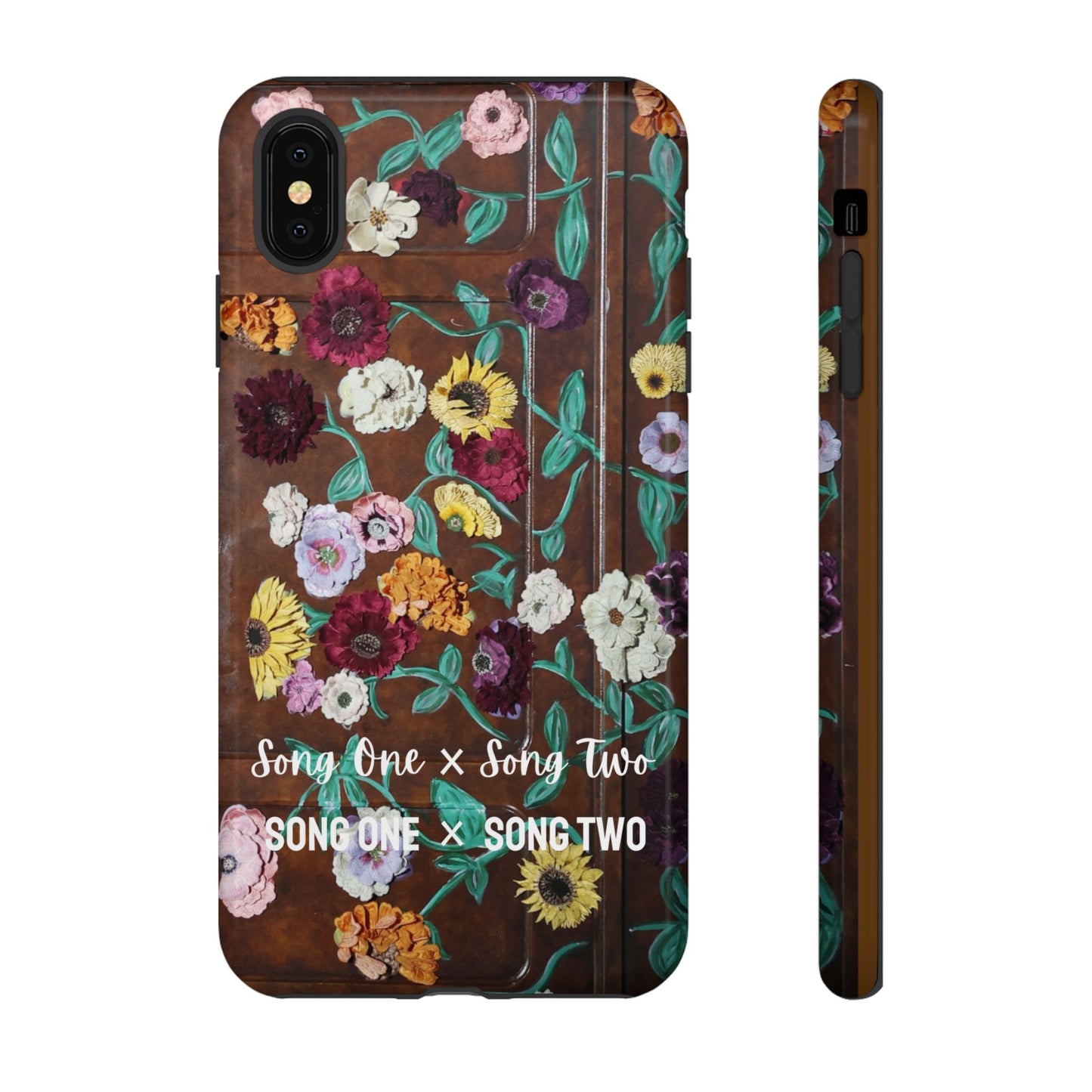 CUSTOMIZABLE with Surprise Song Titles - Surprise Song Floral Piano - Tough Cases