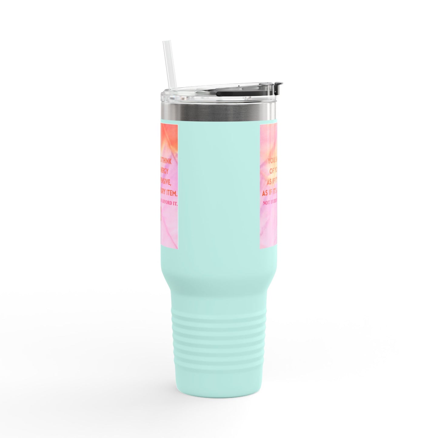 Luxury Energy Inspirational Insulated Travel Mug, 40oz - Motivational Coffee Cup, Perfect Gift for Self-Care, College Student Tumbler, Travel Mug, [...]