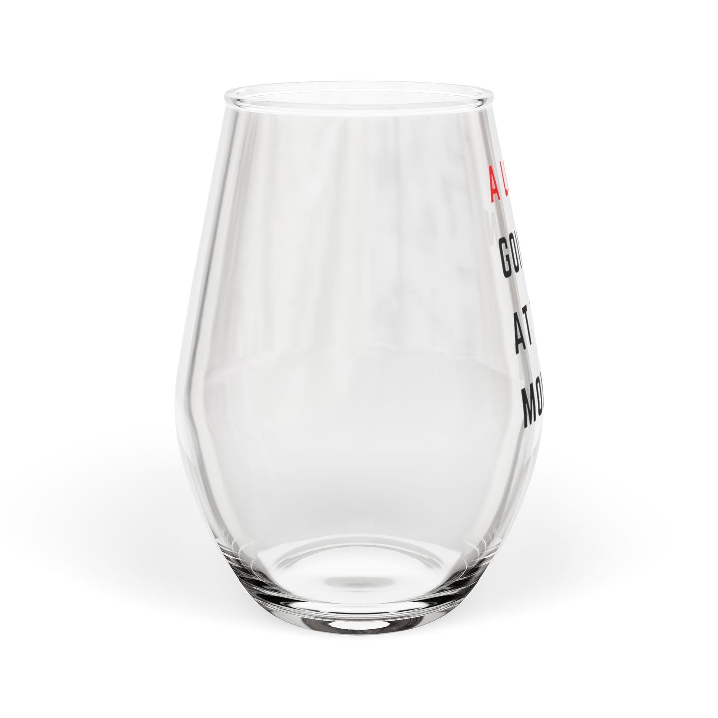 Stemless Wine Glass - A Lot Going On, 11.75oz
