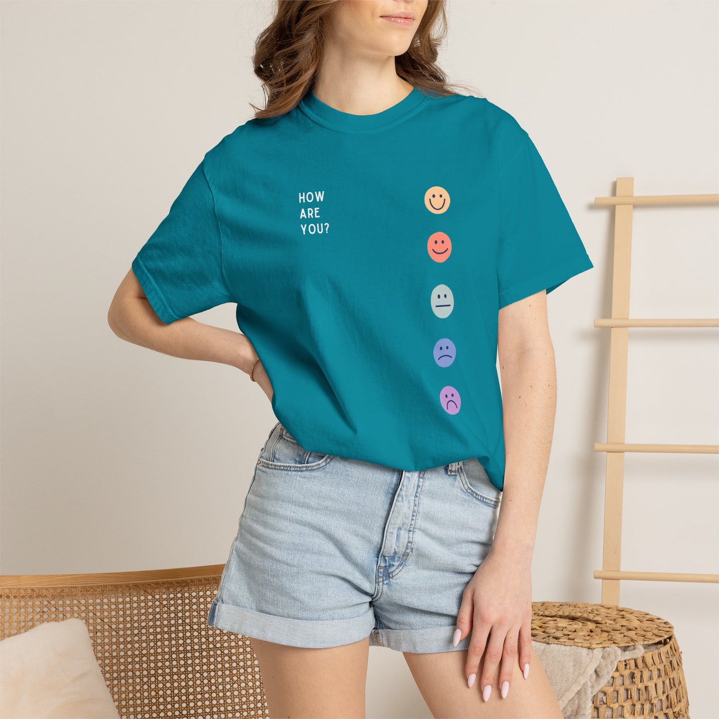 How Are You? Emoji Mood T-Shirt