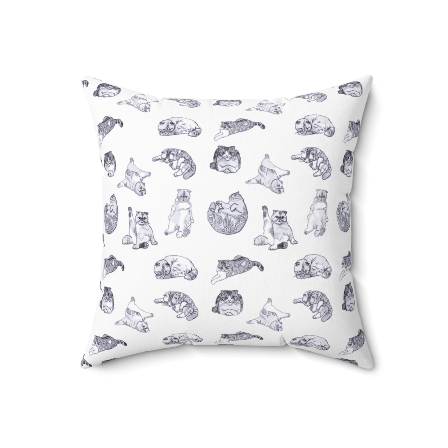 TayTay Cats - Spun Polyester Square Pillow