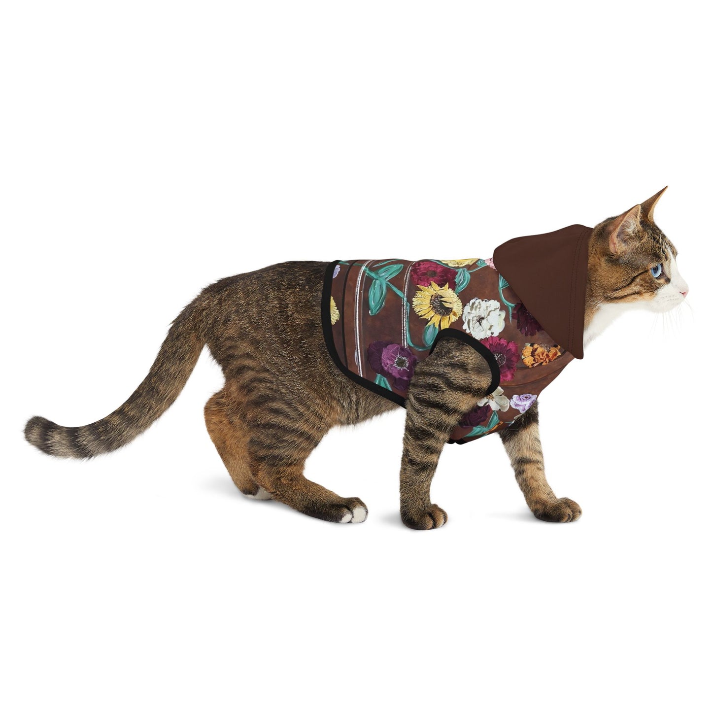 Surprise Song Piano Flowers - Pet Hoodie