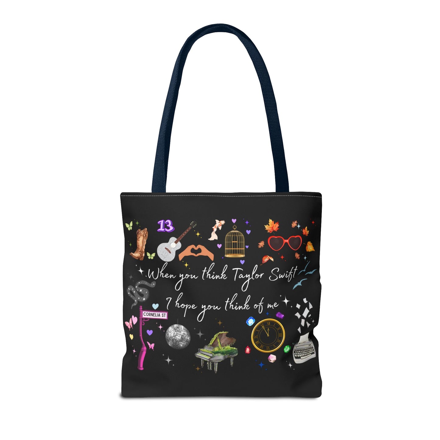 I hope you think of me Tote Bag, Music Lover Gift, Stylish Reusable Bag, Concert Accessory, Fan Merchandise
