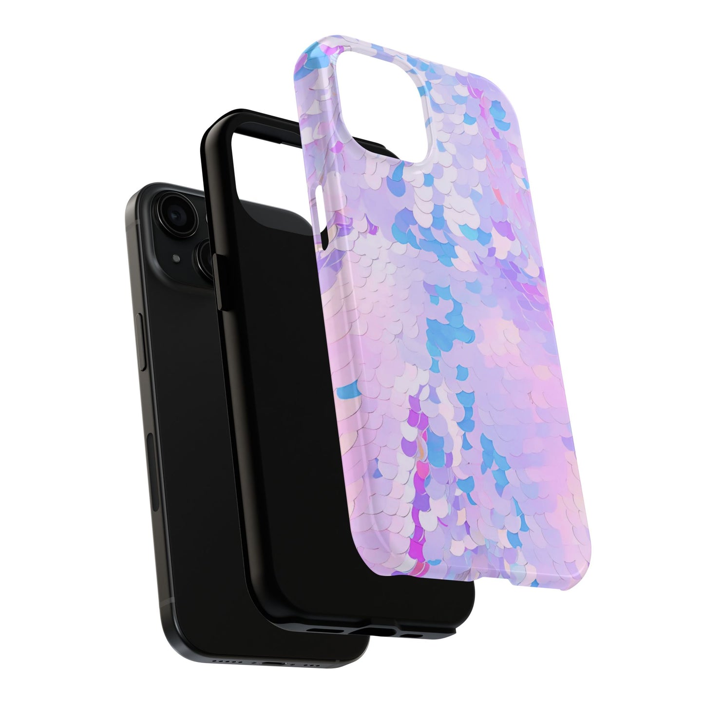 Colorful Sequin Romper Tough Phone Case - Stylish Protection for Your Device