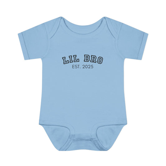 Lil Bro Baby Bodysuit, Cute Infant Clothing, New Baby Gift, Baby Shower Outfit, Toddler Fashion, Personalized Baby Wear