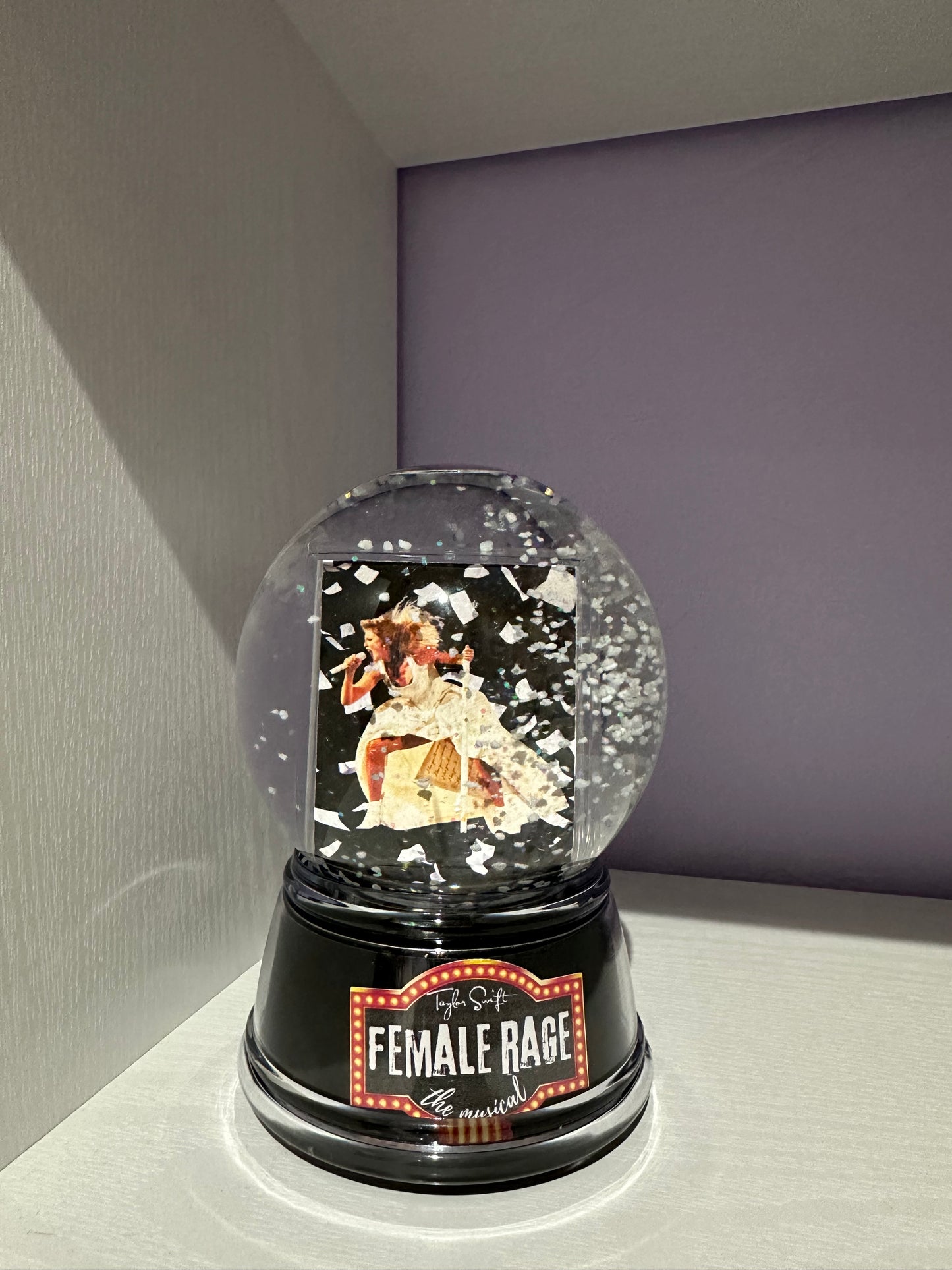 Female Rage Snow Globe