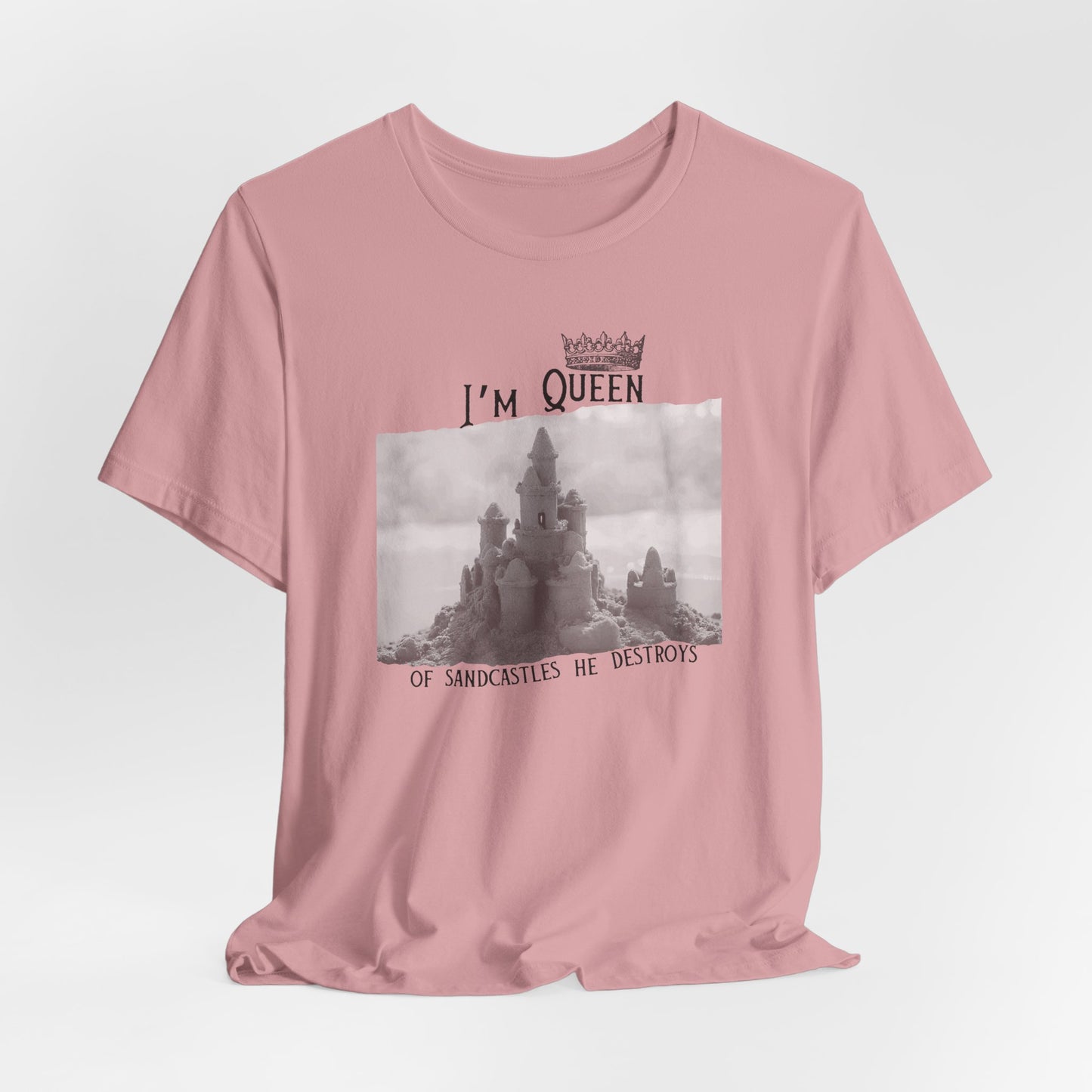 Queen of sandcastles he destroys -  Bella Canvas Unisex Tee, Perfect Gift for Swifties, Trendy Summer Wear, Soft Cotton T-Shirt, Positive Vibe Apparel