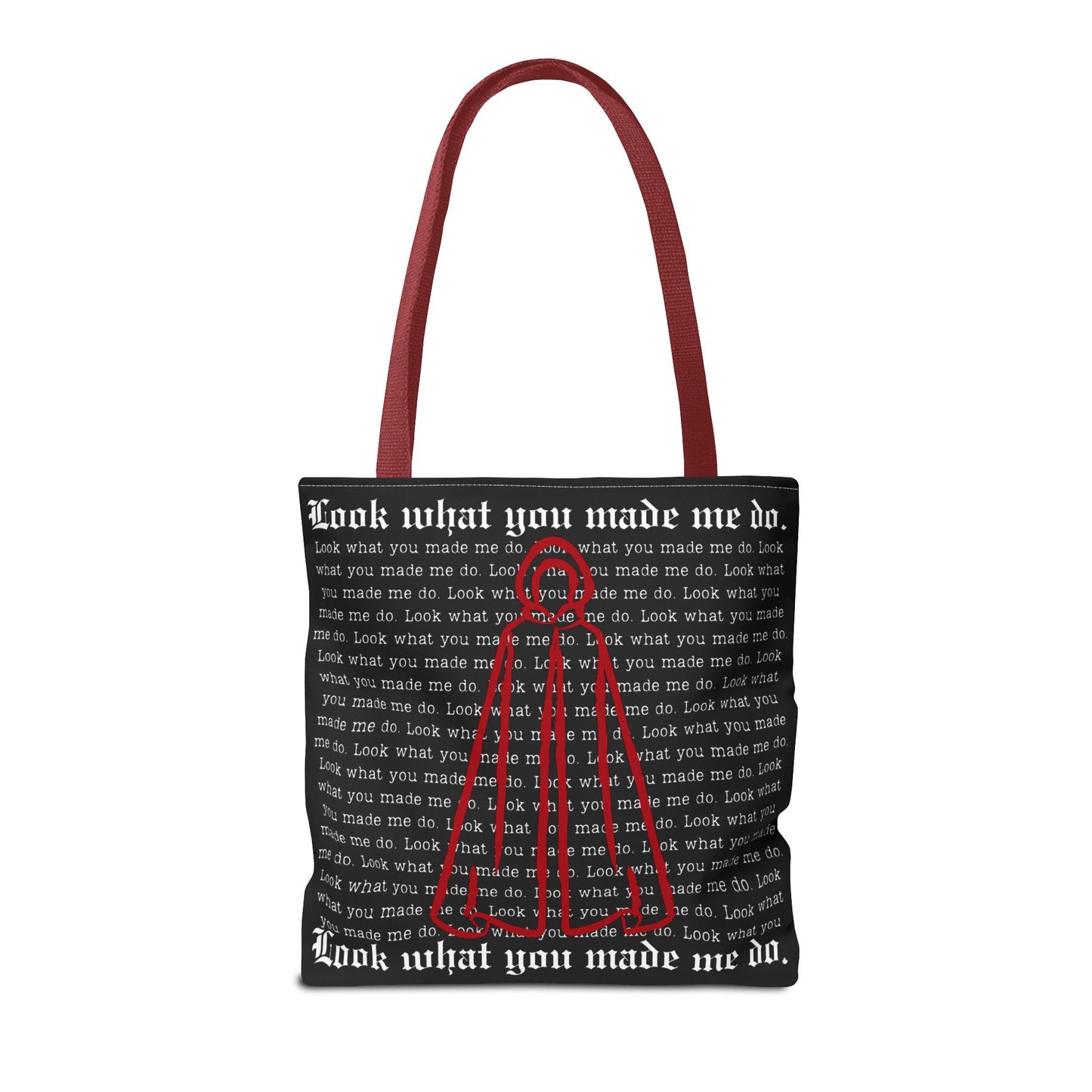 Stylish Tote Bag with 'Look What You Made Me Do' Handmaid's Design | Reusable Shopping Bag, Gift for Music Lovers, Casual Bag, Trendy Accessory